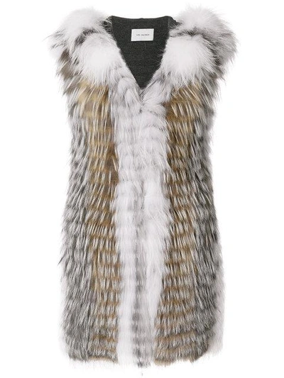 Yves Salomon Fox Fur Renard Waistcoat In Multicolour