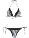 AMIR SLAMA STRIPED TRIANGLE BIKINI SET,1016912400467