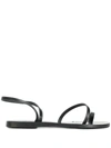 Ancient Greek Sandals Black Apli Eleftheria Sandals