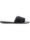Ancient Greek Sandals Black Calf-hair Taygete Sandals