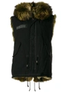AS65 AS65 A.S. ARMY HOODED GILET - BLACK,Y2836GASVN99012431669