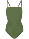 Matteau Green The Ring Maillot Swimsuit In Green