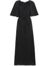 MARYSIA MARYSIA MOONSTONE POLKA DOT MAXI DRESS - BLACK,SC120MOONSTONE12479787