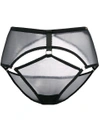 Something Wicked Eve Briefs In Black