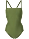 MATTEAU MATTEAU THE RING MAILLOT ONE-PIECE SWIMSUIT - GREEN,RINGM12530014