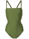 Matteau Green The Ring Maillot Swimsuit In Green