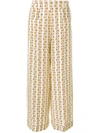 ETRO ETRO PSYCHEDELIC PRINT WIDE-LEG TROUSERS - NUDE & NEUTRALS,17635424412533877