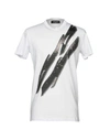 DSQUARED2 DSQUARED2 MAN T-SHIRT WHITE SIZE M COTTON, POLYESTER,12106167GF 3