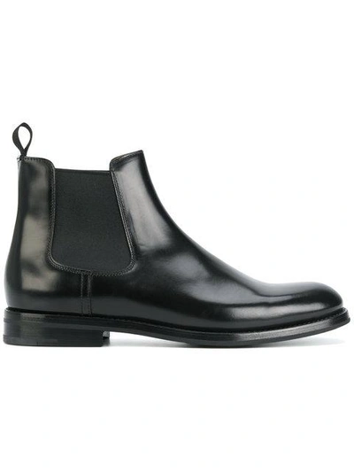 Church's Genie Patent-leather Chelsea Boots In Black