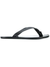 MAISON MARGIELA MAISON MARGIELA TABI TOE FLIP FLOPS - BLACK,S57WX0001SY098112537385