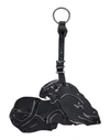 VALENTINO GARAVANI VALENTINO GARAVANI MAN KEY RING BLACK SIZE - SOFT LEATHER,46550022IP 1