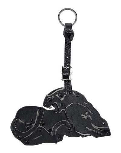 Valentino Garavani Key Ring In Black