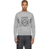 LOEWE LOEWE GREY ANAGRAM SWEATSHIRT,H6169410OF