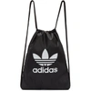 Adidas Originals Trefoil Drawstring Backpack In Black