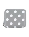 COMME DES GARÇONS COMME DES GARÇONS WOMAN WALLET GREY SIZE - SOFT LEATHER,46551637DL 1