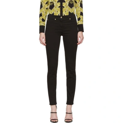 Versace Black Medusa Skinny Jeans