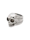 ALEXANDER MCQUEEN DIVIDED SKULL RING,456810J160Y12500170