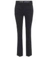 VERSACE MID-RISE CROPPED TROUSERS,P00298285