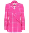 FENDI WOOL PLAID JACKET,P00295570