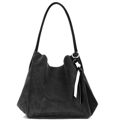 Proenza Schouler Extra Large Suede Tote In Black