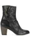 INK ZIPPED ANKLE BOOTS,40144212509034