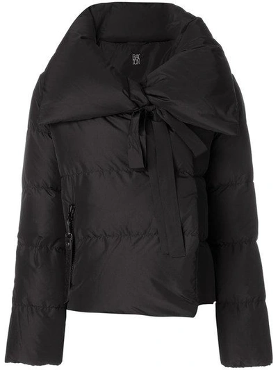 Bacon Cropped Puffer Jacket  In Black