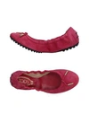 TOD'S TOD'S WOMAN BALLET FLATS FUCHSIA SIZE 4.5 SOFT LEATHER,11272781NU 2