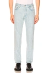 GIVENCHY GIVENCHY EMBROIDERED POCKET JEANS IN BLUE,BM501S500N