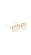 GUCCI Urban Web Block Glitter Aviator Sunglasses