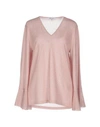 DONDUP DONDUP WOMAN SWEATER PINK SIZE S VISCOSE, NYLON, POLYESTER,39800974DU 4