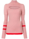MAGGIE MARILYN HOLD TIGHT KNITTED TOP,KN143138112520138