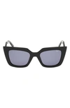Abercrombie & Fitch 51mm Cat Eye Sunglasses In Neutral