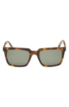 Abercrombie & Fitch 52mm Rectangular Sunglasses In Green