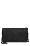 STELLA MCCARTNEY FALABELLA SHAGGY DEER FAUX LEATHER CLUTCH,291622W8180