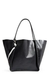 PROENZA SCHOULER EXTRA LARGE LEATHER TOTE - BLACK,H00564C242P1036