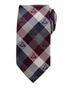 Cufflinks, Inc Star Wars Darth Vader Plaid Silk Tie In Plum