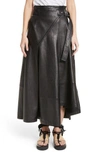 3.1 PHILLIP LIM LEATHER UTILITY SKIRT,E181-3135SPQ