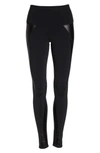 Alo Yoga Graphic Print Airbrush Leggings In Black/ Black Facet