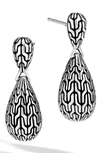 JOHN HARDY CLASSIC CHAIN DROP EARRINGS,EB94564