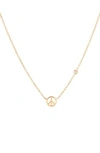 SHY BY SE PEACE SIGN NECKLACE,N121-SY