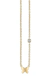 SHY BY SE BUTTERFLY PENDANT NECKLACE,N140-SW