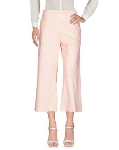 Pinko Cropped Trousers In Pink