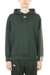 ADIDAS ORIGINALS BY ALEXANDER WANG JACQUARD GREEN COTTON HOODIE,CG1996