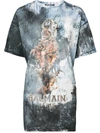 BALMAIN PRINTED HORSE T-SHIRT,128106 715I