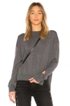 ALEXANDER WANG T TWISTED SLEEVE SWEATER