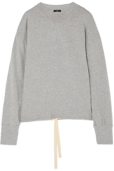Bassike Organic Cotton-jersey Sweatshirt In Grey