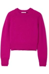 HELMUT LANG CROPPED CASHMERE SWEATER