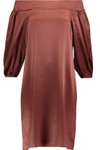 TIBI Off-the-shoulder silk-satin dress,US 4772211930196120