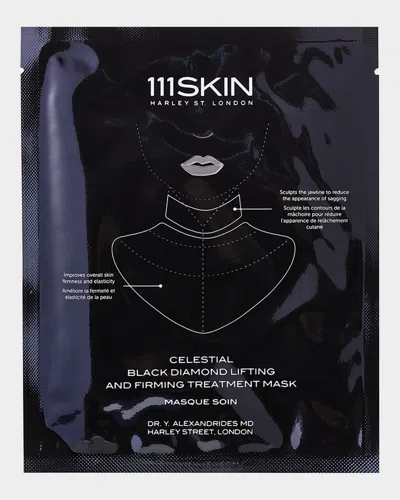 111skin Black Diamond Lifting & Firming Neck Mask, 5 Count