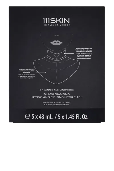 111SKIN BLACK DIAMOND LIFTING AND FIRMING NECK MASK 5 PACK